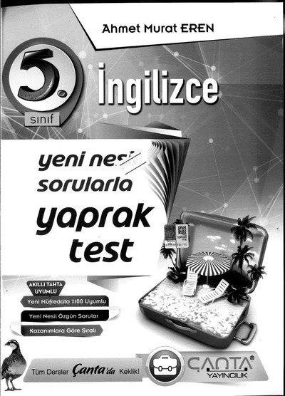 İNGİLİZCE YAPRAK TEST Fotokopi GO - Tüm Sınavlarda Daha İleriye
