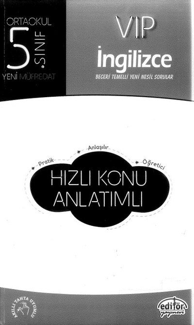 VIP INGILIZCE HIZLI KONU ANLATIMLI Fotokopi GO - Tüm Sınavlarda Daha İleriye