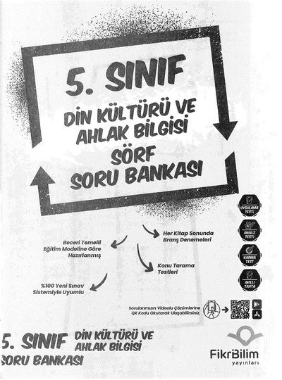 DİN KÜLTÜRÜ VE AHLAK BİLGİSİ SÖRF SORU BANKASI Fotokopi GO - Tüm Sınavlarda Daha İleriye