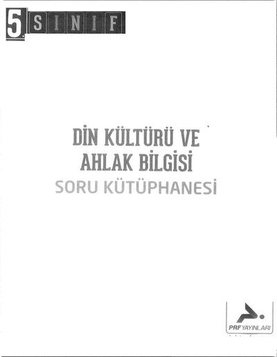 DİN KÜLTÜRÜ VE AHLAK BİLGİSİ SORU KÜTÜPHANESİ Fotokopi GO - Tüm Sınavlarda Daha İleriye