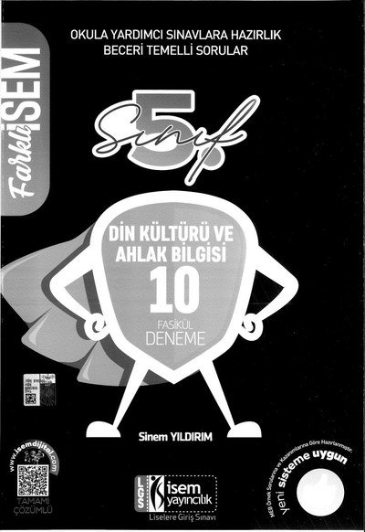 DİN KÜLTÜRÜ VE AHLAK BİLGİSİ 10 FASİKÜL DENEME Fotokopi GO - Tüm Sınavlarda Daha İleriye