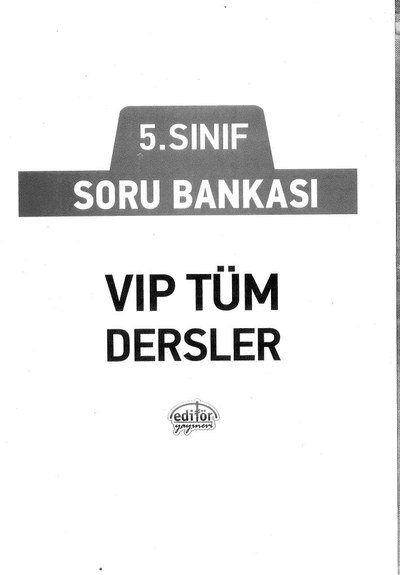 SORU BANKASI VIP TÜM DERSLER Fotokopi GO - Tüm Sınavlarda Daha İleriye
