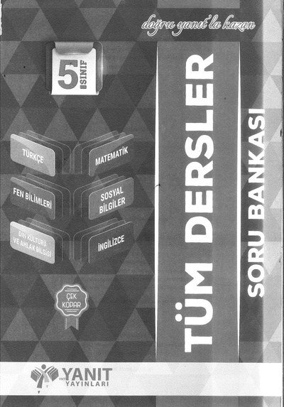 TÜM DERSLER SORU BANKASI Fotokopi GO - Tüm Sınavlarda Daha İleriye