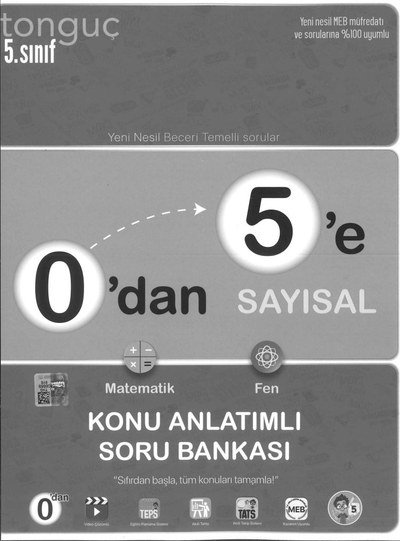0'DAN 5'E SAYISAL KONU ANLATIMLI SORU BANKASI Fotokopi GO - Tüm Sınavlarda Daha İleriye
