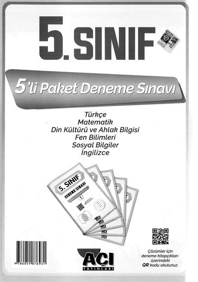 5'Lİ PAKET DENEME SINAVI Fotokopi GO - Tüm Sınavlarda Daha İleriye