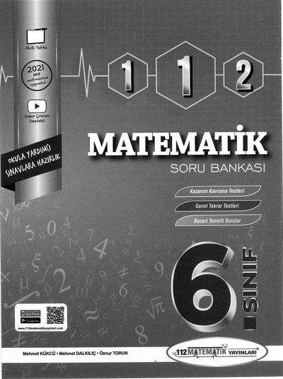 112 MATEMATİK SORU BANKASI Fotokopi GO - Tüm Sınavlarda Daha İleriye
