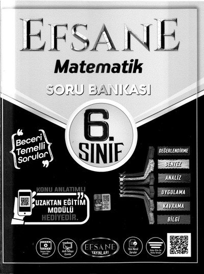 EFSANE MATEMATİK SORU BANKASI Fotokopi GO - Tüm Sınavlarda Daha İleriye