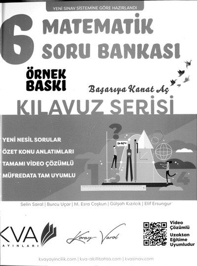 MATEMATİK SORU BANKASI KILAVUZ SERİSİ Fotokopi GO - Tüm Sınavlarda Daha İleriye