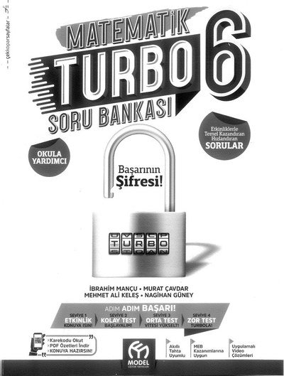 MATEMATİK TURBO SORU BANKASI Fotokopi GO - Tüm Sınavlarda Daha İleriye