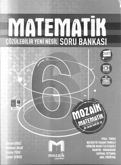 MATEMATİK ÇÖZÜLEBİLİR YENİ NESİL SORU BANKASI Fotokopi GO - Tüm Sınavlarda Daha İleriye