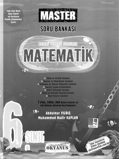 MASTER MATEMATİK SORU BANKASI Fotokopi GO - Tüm Sınavlarda Daha İleriye