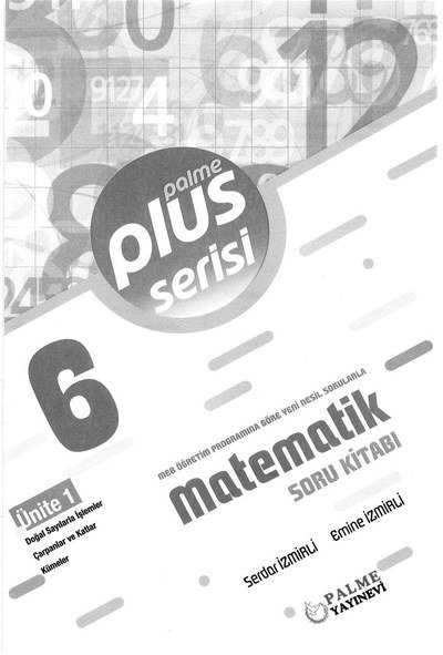 MATEMATİK SORU BANKASI PALME PLUS SERİSİ Fotokopi GO - Tüm Sınavlarda Daha İleriye