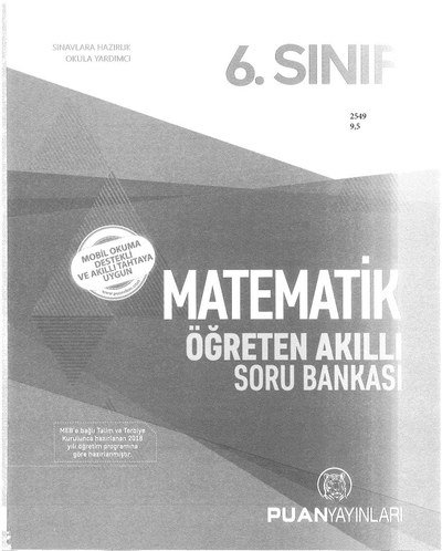 MATEMATİK ÖĞRETEN AKILLI SORU BANKASI Fotokopi GO - Tüm Sınavlarda Daha İleriye