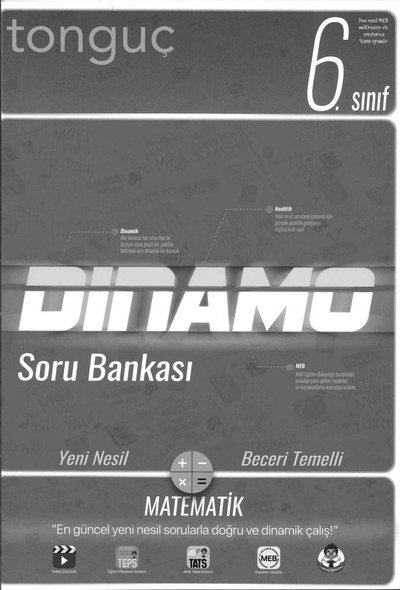 DİNAMO SORU BANKASI MATEMATİK Fotokopi GO - Tüm Sınavlarda Daha İleriye