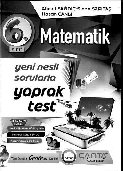 MATEMATİK YENİ NESİL SORULARLA YAPRAK TEST Fotokopi GO - Tüm Sınavlarda Daha İleriye