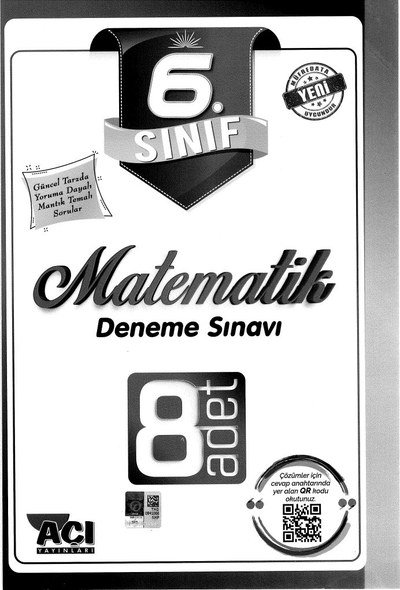 MATEMATİK DENEME SINAVI 8 ADET Fotokopi GO - Tüm Sınavlarda Daha İleriye