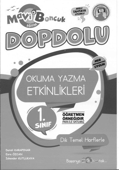 OKUMA YAZMA ETKİNLİKLERİ Fotokopi GO - Tüm Sınavlarda Daha İleriye