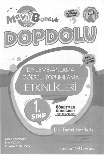 DİNLEME ANLAMA GÖRSEL YORUMLAMA ETKİNLİKLERİ Fotokopi GO - Tüm Sınavlarda Daha İleriye