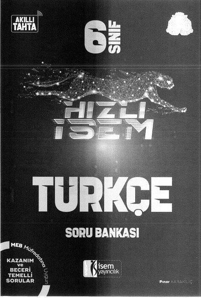 TÜRKÇE SORU BANKASI HIZLI İSEM Fotokopi GO - Tüm Sınavlarda Daha İleriye