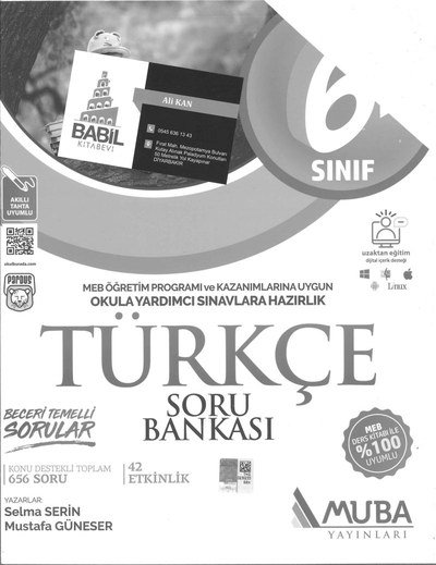 TÜRKÇE SORU BANKASI Fotokopi GO - Tüm Sınavlarda Daha İleriye