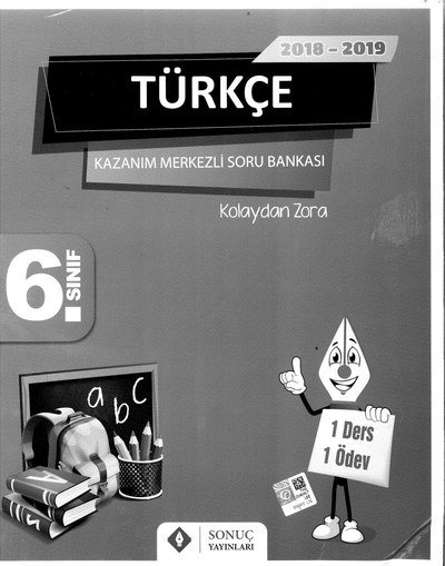 TÜRKÇE KAZANIM MERKEZLİ SORU BANKASI Fotokopi GO - Tüm Sınavlarda Daha İleriye