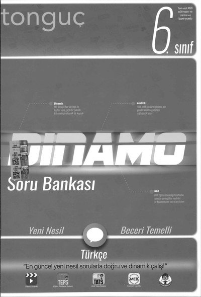 DİNAMO SORU BANKASI TÜRKÇE Fotokopi GO - Tüm Sınavlarda Daha İleriye