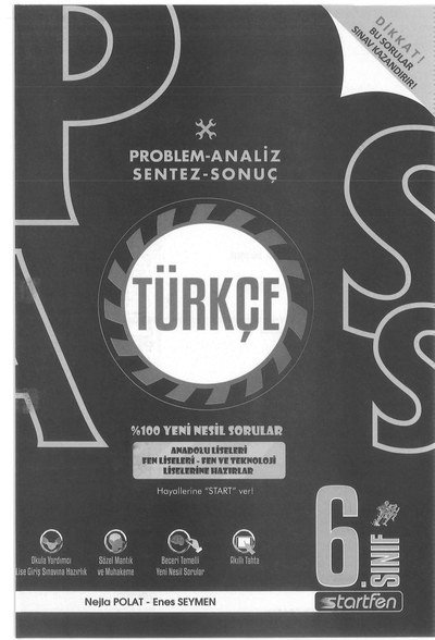 PROBLEM ANALİZ SENTEZ SONUÇ TÜRKÇE Fotokopi GO - Tüm Sınavlarda Daha İleriye