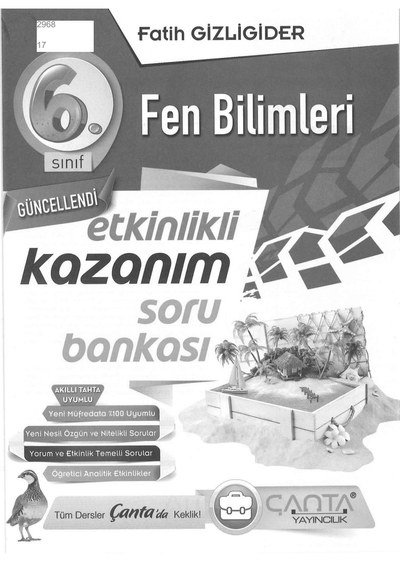 FEN BİLİMLERİ SORU BANKASI Fotokopi GO - Tüm Sınavlarda Daha İleriye
