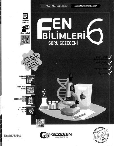 FEN BİLİMLERİ SORU GEZEGENİ Fotokopi GO - Tüm Sınavlarda Daha İleriye