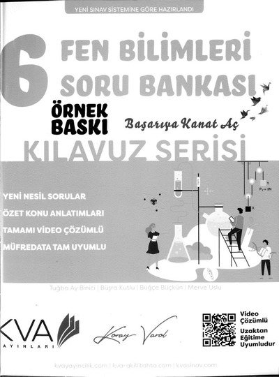 FEN BİLİMLERİ SORU BANKASI KILAVUZ SERİSİ Fotokopi GO - Tüm Sınavlarda Daha İleriye