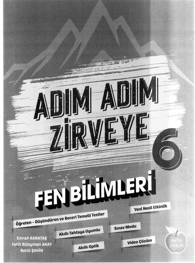 ADIM ADIM ZİRVEYE FEN BİLİMLERİ Fotokopi GO - Tüm Sınavlarda Daha İleriye