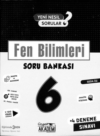 FEN BİLİMLERİ SORU BANKASI Fotokopi GO - Tüm Sınavlarda Daha İleriye