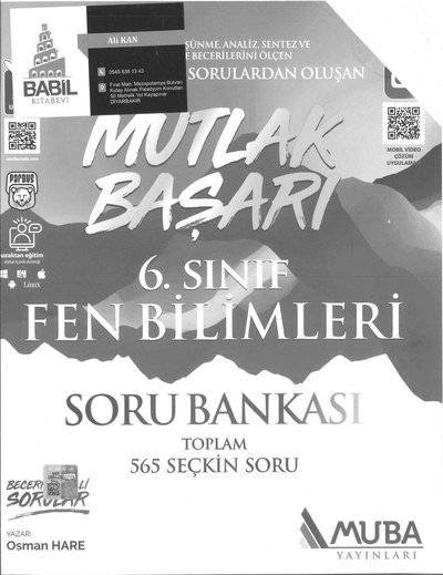 MUTLAK BAŞARI FEN BİLİMLERİ SORU BANKASI Fotokopi GO - Tüm Sınavlarda Daha İleriye