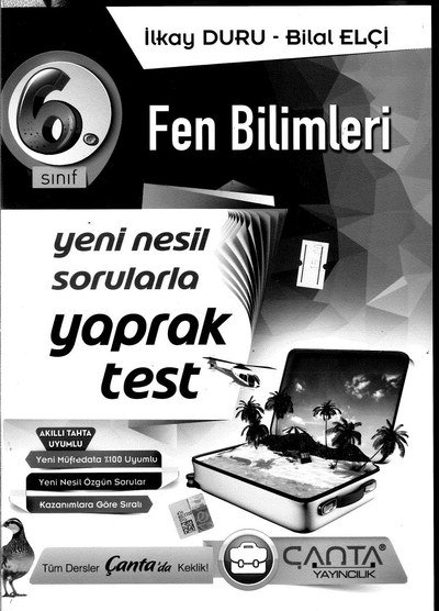 FEN BİLİMLERİ YAPRAK TEST Fotokopi GO - Tüm Sınavlarda Daha İleriye