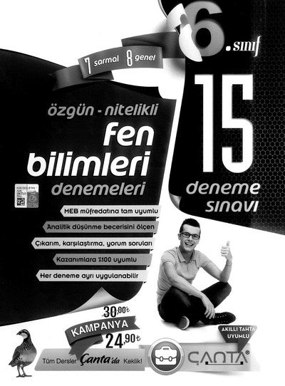 FEN BİLİMLERİ DENEMELERİ Fotokopi GO - Tüm Sınavlarda Daha İleriye