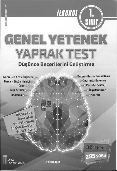 GENEL YETENEK YAPRAK TEST Fotokopi GO - Tüm Sınavlarda Daha İleriye