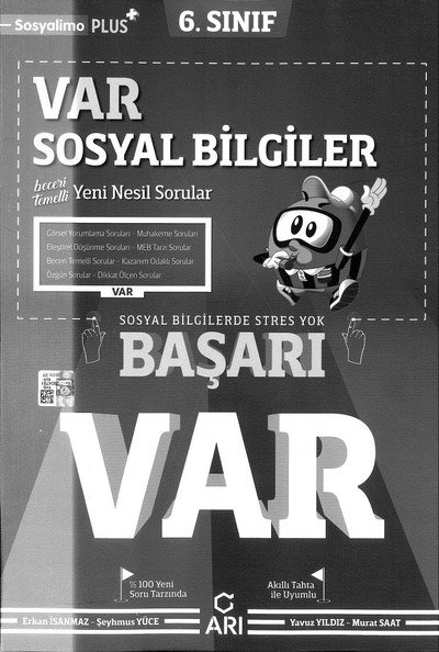 VAR SOSYAL BİLGİLER BAŞARI VAR Fotokopi GO - Tüm Sınavlarda Daha İleriye