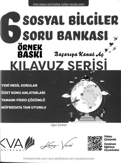 SOSYAL BİLGİLER SORU BANKASI KILAVUZ SERİSİ Fotokopi GO - Tüm Sınavlarda Daha İleriye