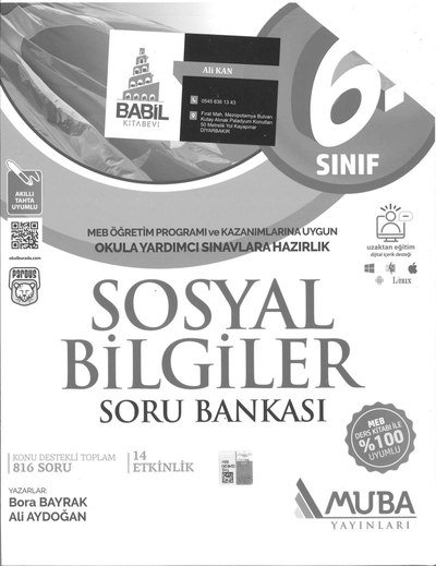 SOSYAL BİLGİLER SORU BANKASI Fotokopi GO - Tüm Sınavlarda Daha İleriye