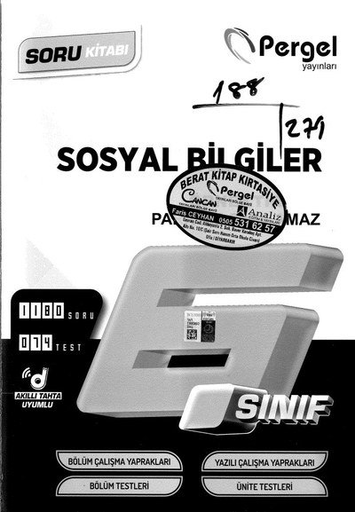 SOSYAL BİLGİLER SORU KİTABI Fotokopi GO - Tüm Sınavlarda Daha İleriye