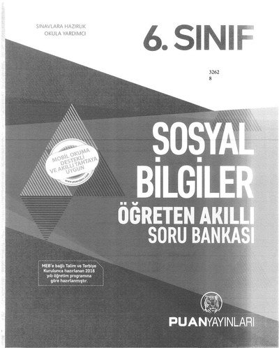 SOSYAL BİLGİLER ÖĞRETEN AKILLI SORU BANKASI Fotokopi GO - Tüm Sınavlarda Daha İleriye