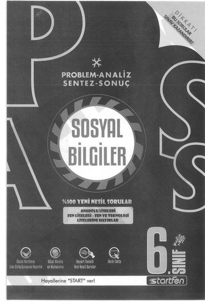 PROBLEM ANALİZ SENTEZ SONUÇ SOSYAL BİLGİLER Fotokopi GO - Tüm Sınavlarda Daha İleriye