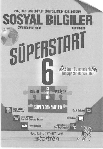SOSYAL BİLGİLER SÜPERSTART Fotokopi GO - Tüm Sınavlarda Daha İleriye
