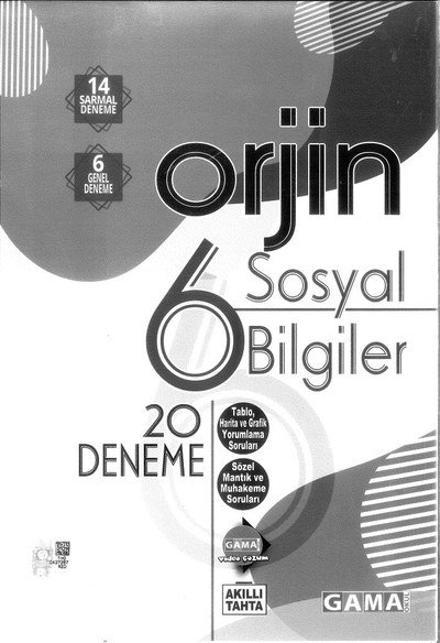 ORJİN SOSYAL BİLGİLER 20 DENEME Fotokopi GO - Tüm Sınavlarda Daha İleriye