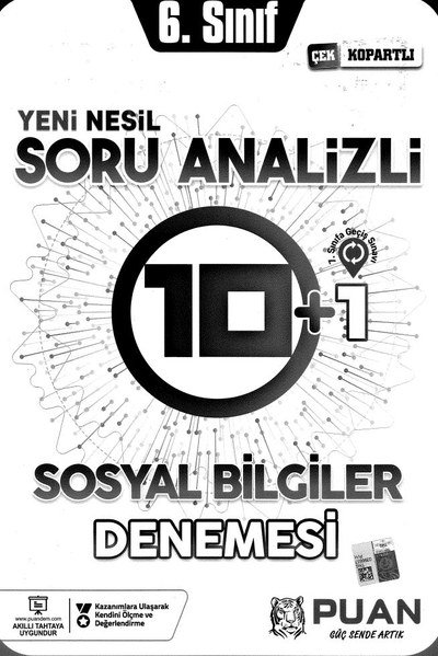 SORU ANALİZİ 10+1 SOSYAL BİLGİLER DENEMESİ Fotokopi GO - Tüm Sınavlarda Daha İleriye