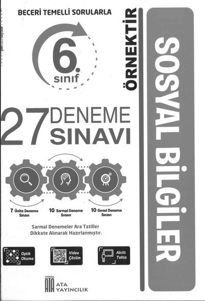 27 DENEME SINAVI SOSYAL BİLGİLER Fotokopi GO - Tüm Sınavlarda Daha İleriye