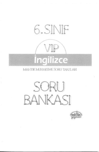 VIP İNGİLİZCE SORU BANKASI Fotokopi GO - Tüm Sınavlarda Daha İleriye