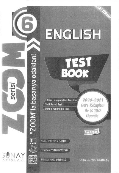 ENGLISH TEST BOOK Fotokopi GO - Tüm Sınavlarda Daha İleriye