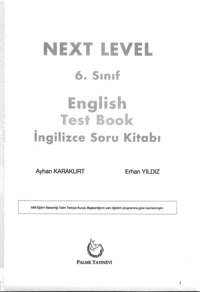 NEXT LEVEL ENGLISH TEST BOOK İNGİLİZCE SORU KİTABI Fotokopi GO - Tüm Sınavlarda Daha İleriye