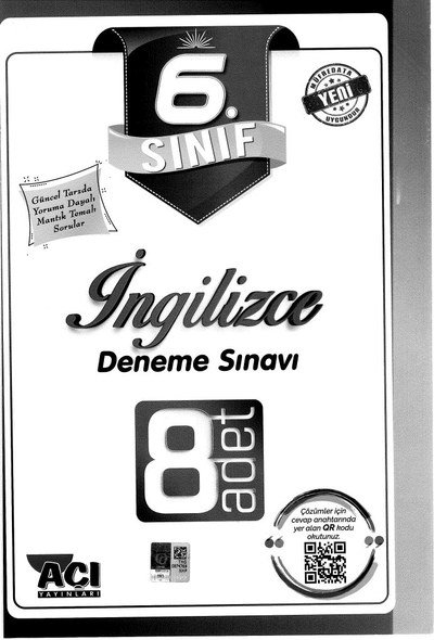 İNGİLİZCE DENEME SINAVI 8 ADET Fotokopi GO - Tüm Sınavlarda Daha İleriye